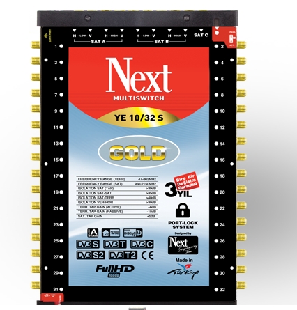 next 10x16 multiswitch