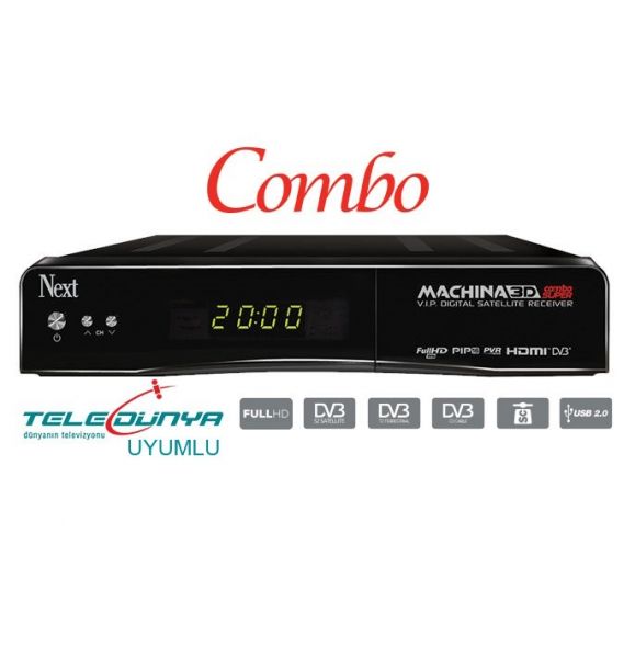 Next Machina Super Combo 3D FullHD Uydu Alıcısı