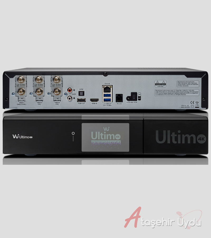VU+ Ultimo 4K Uydu Alıcısı