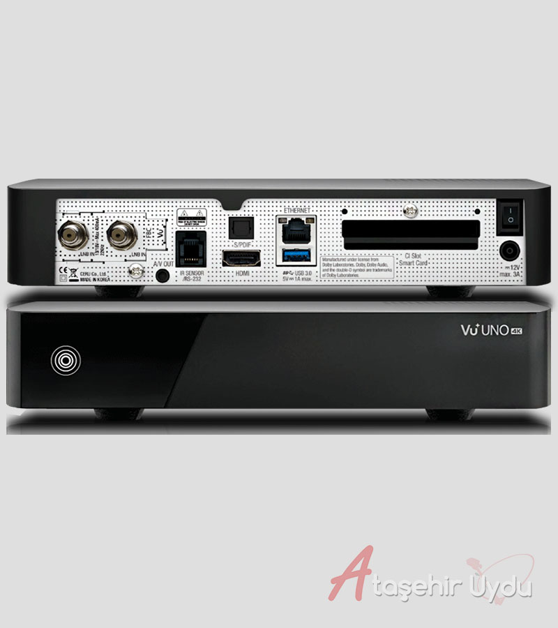 4K Uydu Alıcısı VU+Uno